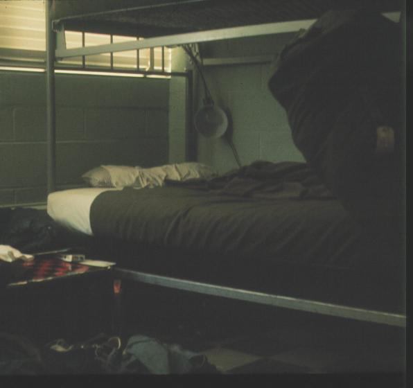 My bunk, on a Saturday morning, at DLI :-).